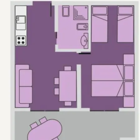 Appartamento Welcoming Flat With A Large Terrace-beahost